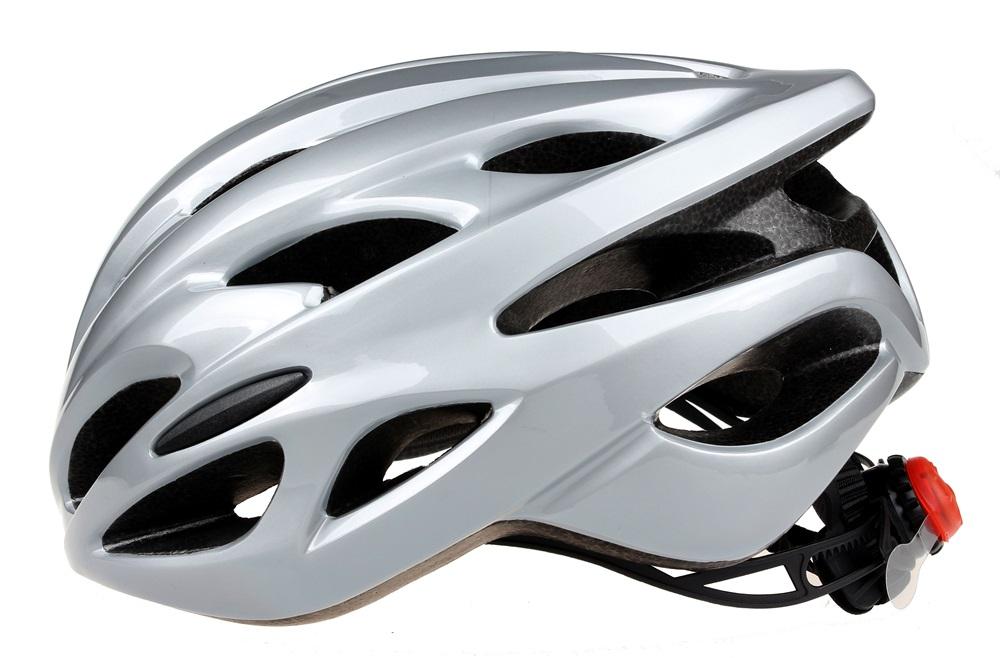 Casco da bici CE CPSC, casco da ciclismo per adulti con quadrante regolabile con luce sicura e 24 prese d'aria, casco da bicicletta da montagna