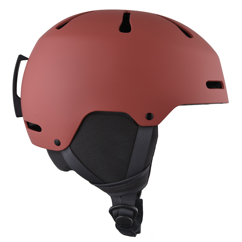 Caschi da snowboard per sport sulla neve per adolescenti e adulti e casco da sci all'aperto rosso
