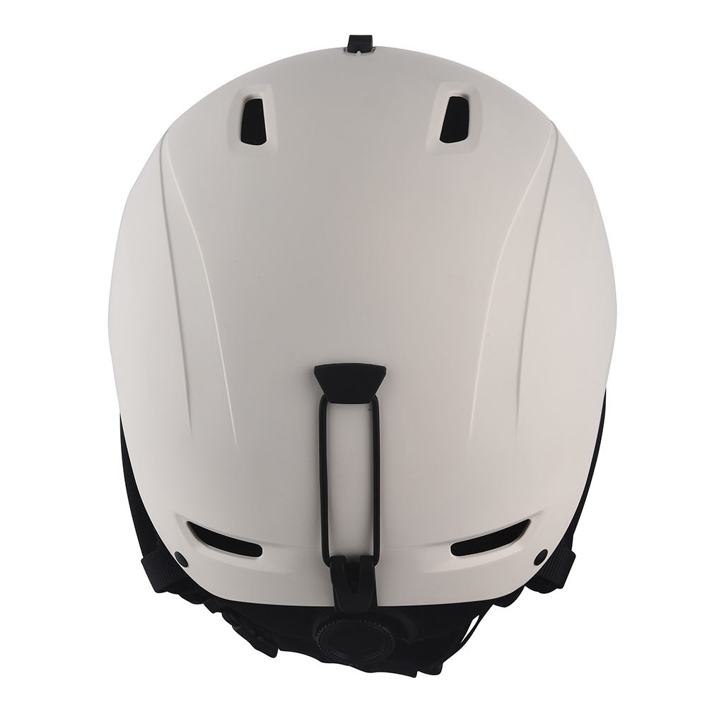 Casco da neve protettivo colorato personalizzato per casco da sci e snowboard per adulto bianco