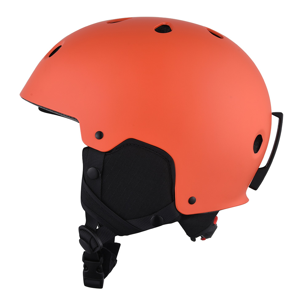 Casco da sci da neve con calotta in ABS certificato CE Casco da sci rosso
