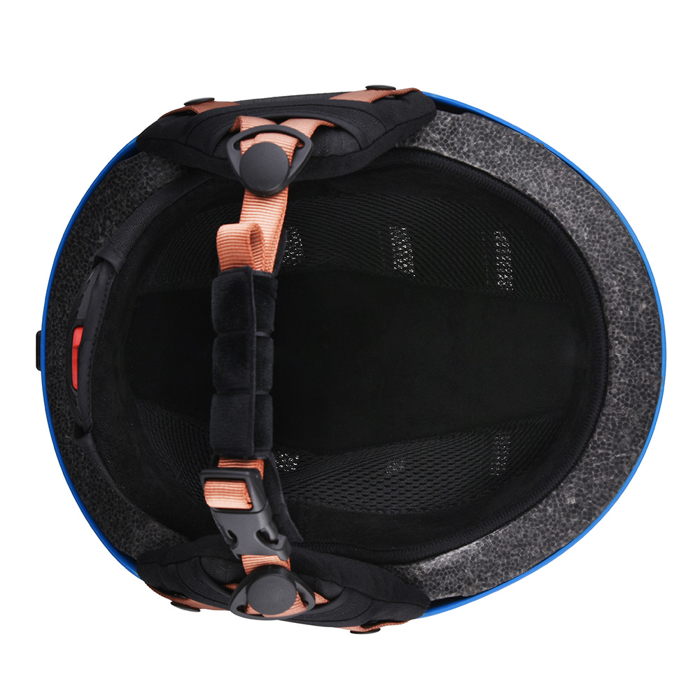 Sci invernale professionale all'aperto Snowboard rimovibile Casco da sci da neve con certificazione CE ASTM Sicurezza per uomo, donna, gioventù Caschi da sci blu