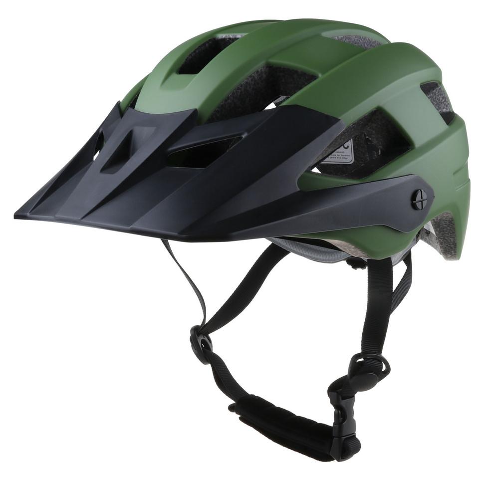 Casco protettivo da ciclismo per casco da mountain bike regolabile CE CPSC con casco da bicicletta con visiera mobile