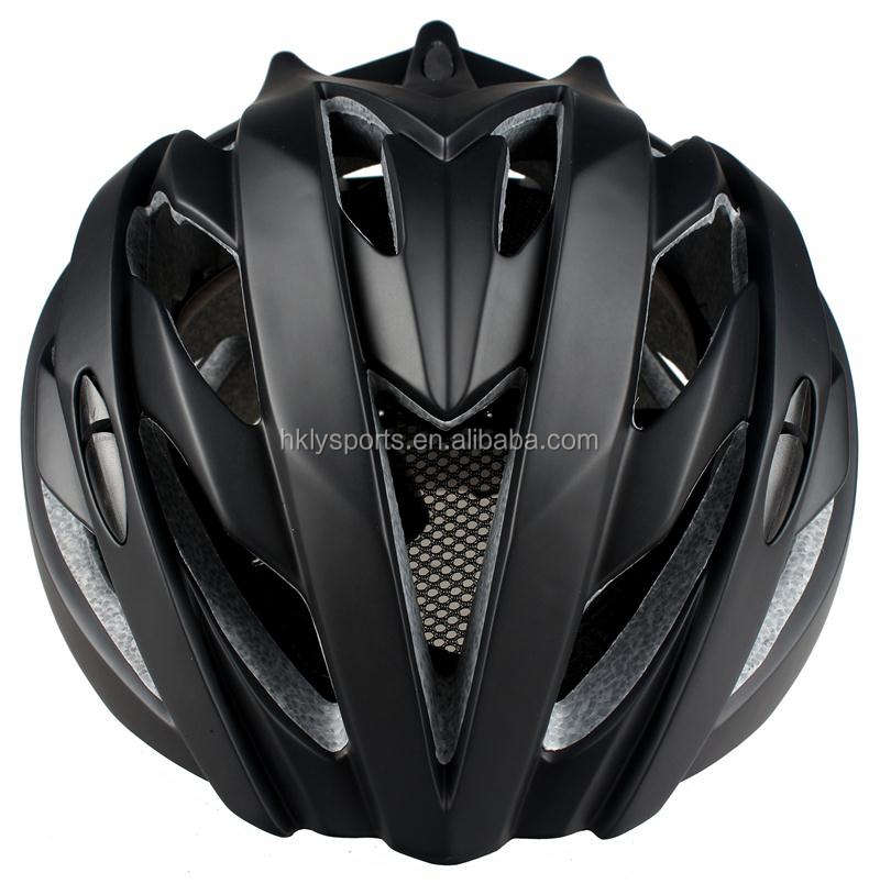 Shengtao Prezzo di fabbrica ST938B In-mold Fibra di carbonio 1 strato PC + Casco sportivo da bicicletta sportivo EPS nero con fibbia ITW