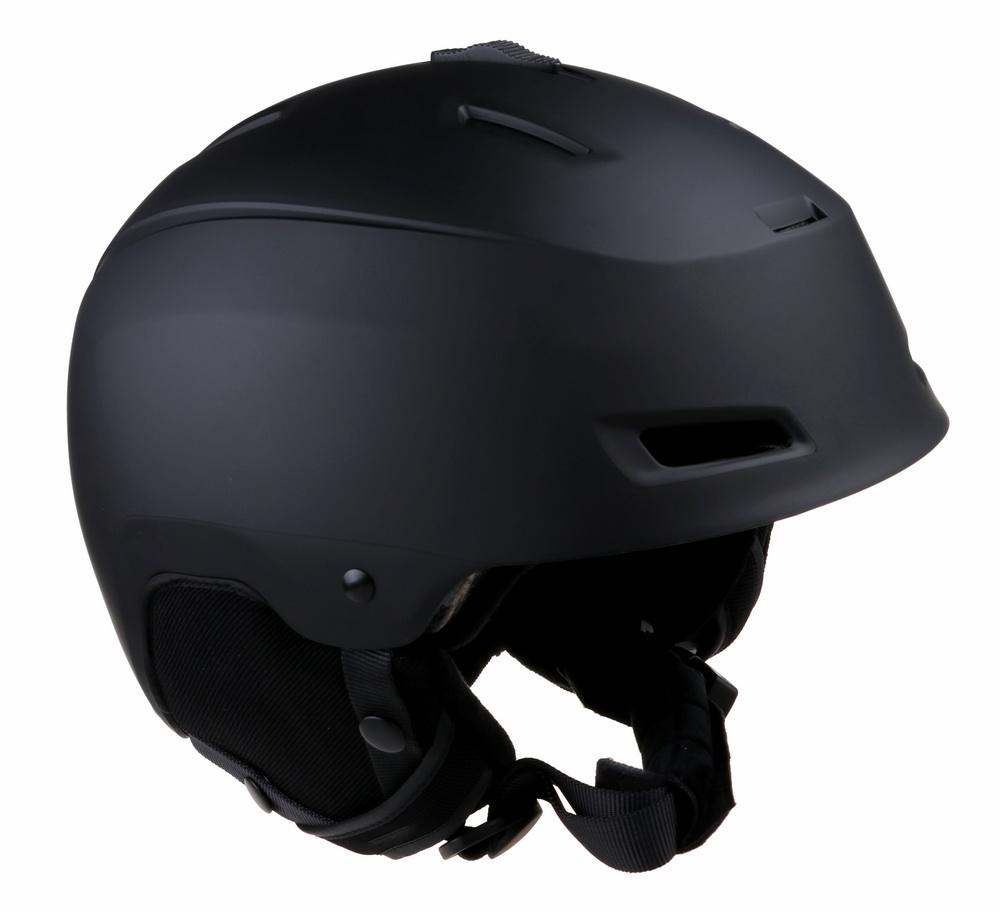 Casco da neve protettivo colorato personalizzato per casco da sci e snowboard per adulto nero