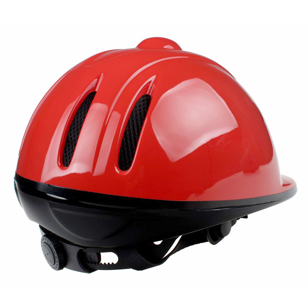 Casco da equitazione in materiale ABS + EPS