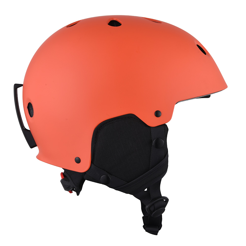 Casco da sci da neve con calotta in ABS certificato CE Casco da sci rosso