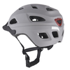 Nuovo casco da bici Casco da ciclismo in-mold per PC leggero a LED, Casco da bici da corsa su strada di montagna per sport sicuri per adulti Grigio