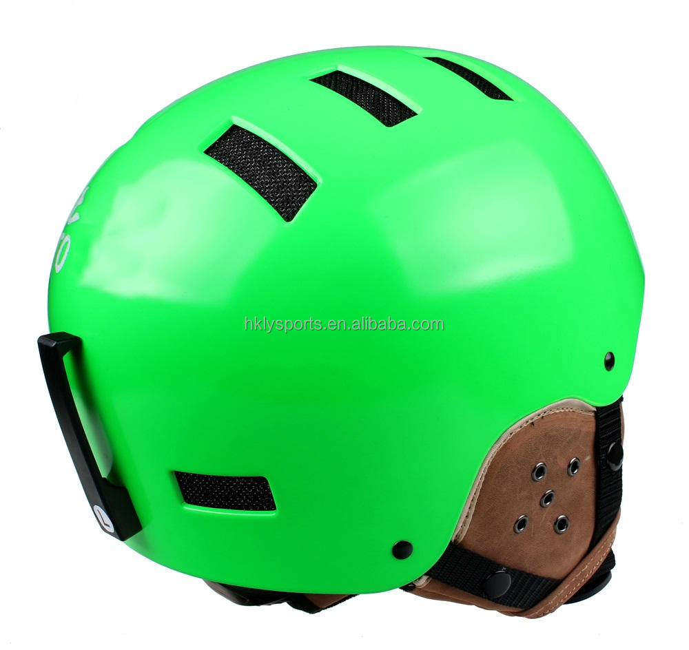 Casco da sci in pelle Casco da snowboard ABS Casco OEM