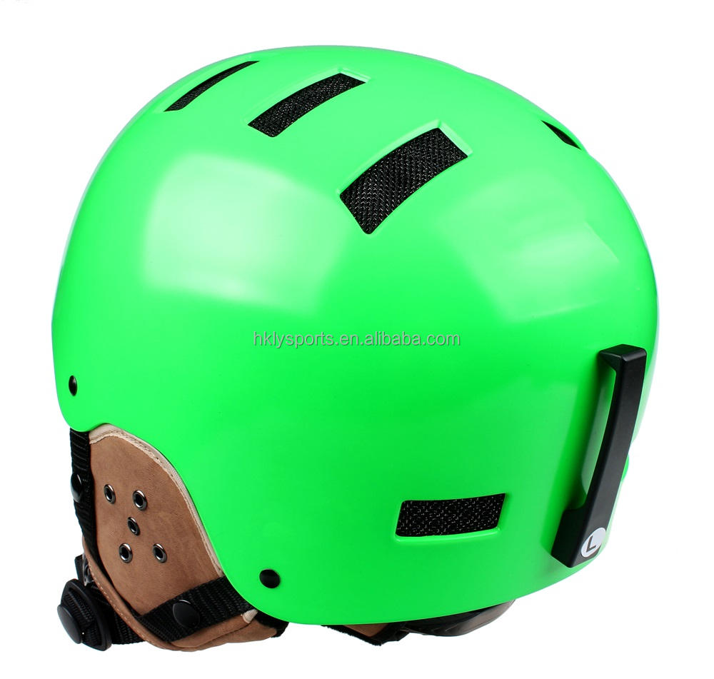 Casco da sci in pelle Casco da snowboard ABS Casco OEM