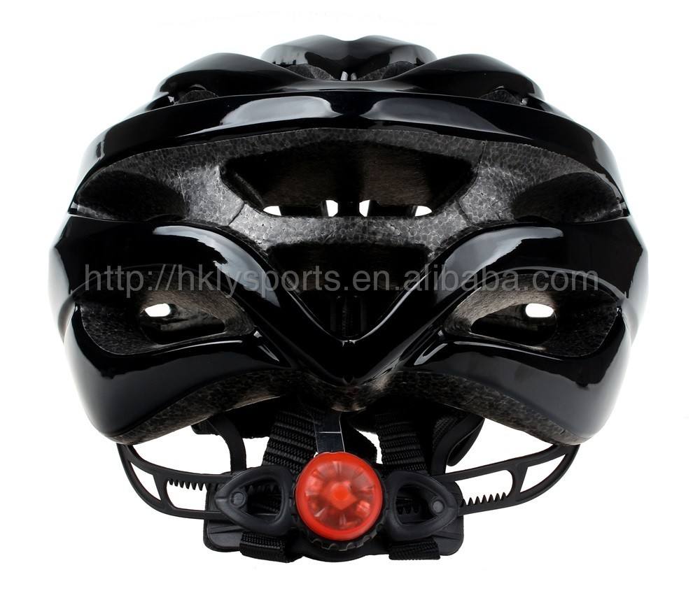 Casco da bicicletta personalizzato OEM approvato CE CPSC con indicatore di direzione a LED