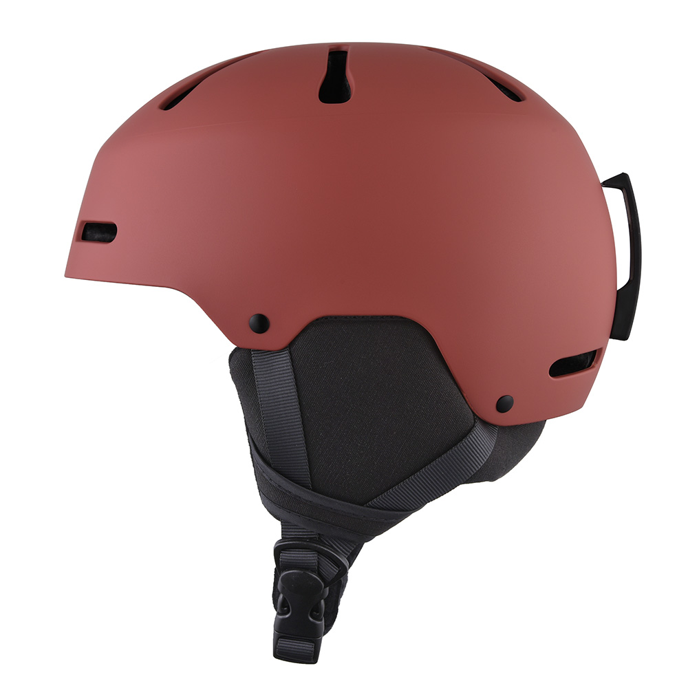 Caschi da snowboard per sport sulla neve per adolescenti e adulti e casco da sci all'aperto rosso