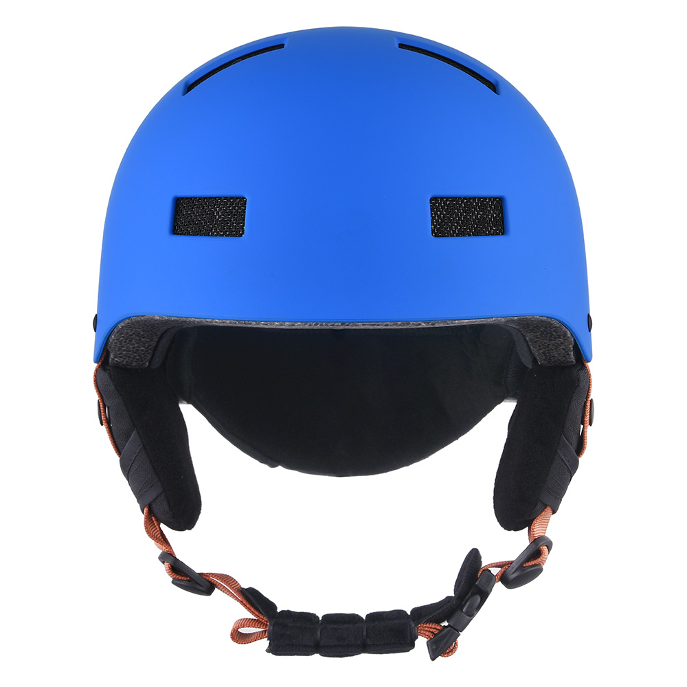 Sci invernale professionale all'aperto Snowboard rimovibile Casco da sci da neve con certificazione CE ASTM Sicurezza per uomo, donna, gioventù Caschi da sci blu