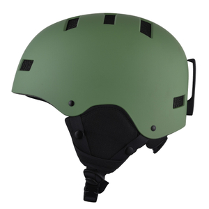 Casco da sci da neve rimovibile per sci invernale professionale all'aperto con certificazione CE ASTM di sicurezza per uomini, donne e giovani Caschi da sci verdi