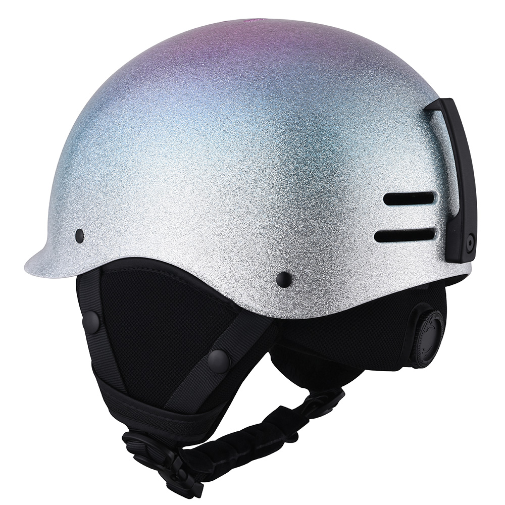 Casco da sci per adulti certificato CE all'ingrosso Casco da sci per scooter elettrico di sicurezza per sci per adulti Bianco