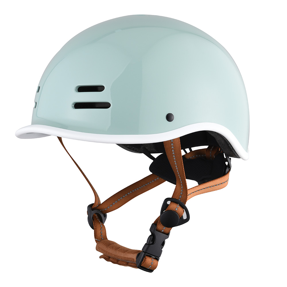 Casco da skateboard per scooter elettrico di sicurezza per skateboard per adulti certificato CE all'ingrosso per verde adulto
